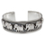 Sterling silver cuff bracelet, 'Grand Elephant Parade' - Artisan Crafted Sterling Silver Elephant Cuff Bracelet thumbail