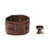 Men's leather wristband bracelet, 'Rugged Weave in Brown' - Leather Wristband Bracelet for Men Crafted by Hand (image 2j) thumbail