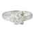 Peridot flower ring, 'Chiang Rai Camellia' - Artisan Crafted Peridot Floral Ring from Thailand (image 2a) thumbail