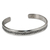 Sterling silver cuff bracelet, 'Forest Footpaths' - Thailand Sterling Silver Free Trade Cuff Bracelet (image 2a) thumbail