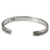 Sterling silver cuff bracelet, 'Forest Footpaths' - Thailand Sterling Silver Free Trade Cuff Bracelet (image 2b) thumbail