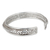 Silver cuff bracelet, 'Karen Glam' - Hill Tribe Artisan Crafted Silver Cuff Bracelet (image 2c) thumbail