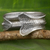 Silver cuff bracelet, 'The Fish' - Fish Shape Silver Cuff Bracelet Handmade Hill Tribe Jewelry (image 2) thumbail