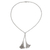 Sterling silver lariat necklace, 'Viennese Waltz' - Unique Sterling Silver Ball Chain Lariat Style Necklace
