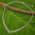 Halskette aus Sterlingsilber - Handgefertigte Kugelkette aus Sterlingsilber