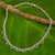 Sterling silver collar necklace, 'Deco Lace' - Fair Trade Artisan Necklace Crafted from 925 Sterling Silver thumbail