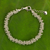 Sterling silver beaded bracelet, 'Thai Garland' - Thai Sterling Silver 925 Beaded Women's Bracelet thumbail