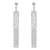 Sterling silver waterfall earrings, 'Mandarin Fringe' - Contemporary Sterling Silver Waterfall Style Earrings thumbail