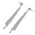 Sterling silver dangle earrings, 'Cascading Rain' - Sterling Silver 925 Beaded Chain Dangle Earrings (image 2b) thumbail
