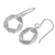 Sterling silver dangle earrings, 'Pentagons' - Geometric Themed Sterling Silver 925 Dangle Earrings (image 2b) thumbail