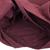 Cotton hobo bag with coin purse, 'Surreal Wine' - Unique Cotton Pintuck Style Shoulder Bag in Wine Red (image 2c) thumbail