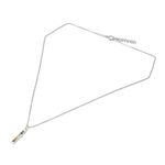 Multigemstone chakra pendant necklace, 'Chakra Honor' - Multiple Gemstones on Sterling Silver Bar Chakra Necklace