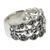 Marcasite band ring, 'Antique Contempo' - Classic Thai Style Marcasite on Sterling Silver Band Ring (image 2c) thumbail