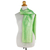 Rayon and silk blend scarf, 'Green Bouquet' - Spring Green Rayon and Silk Blend Floral Jacquard Shawl (image 2b) thumbail
