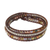 Jasper wrap bracelet, 'Colorful Enigma' - Jasper and 950 Silver Wrap Style Bracelet from Thailand thumbail