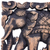 Wandpaneel aus Teakholz - Elefanten auf Teakholz-Wandpaneel aus Thailand