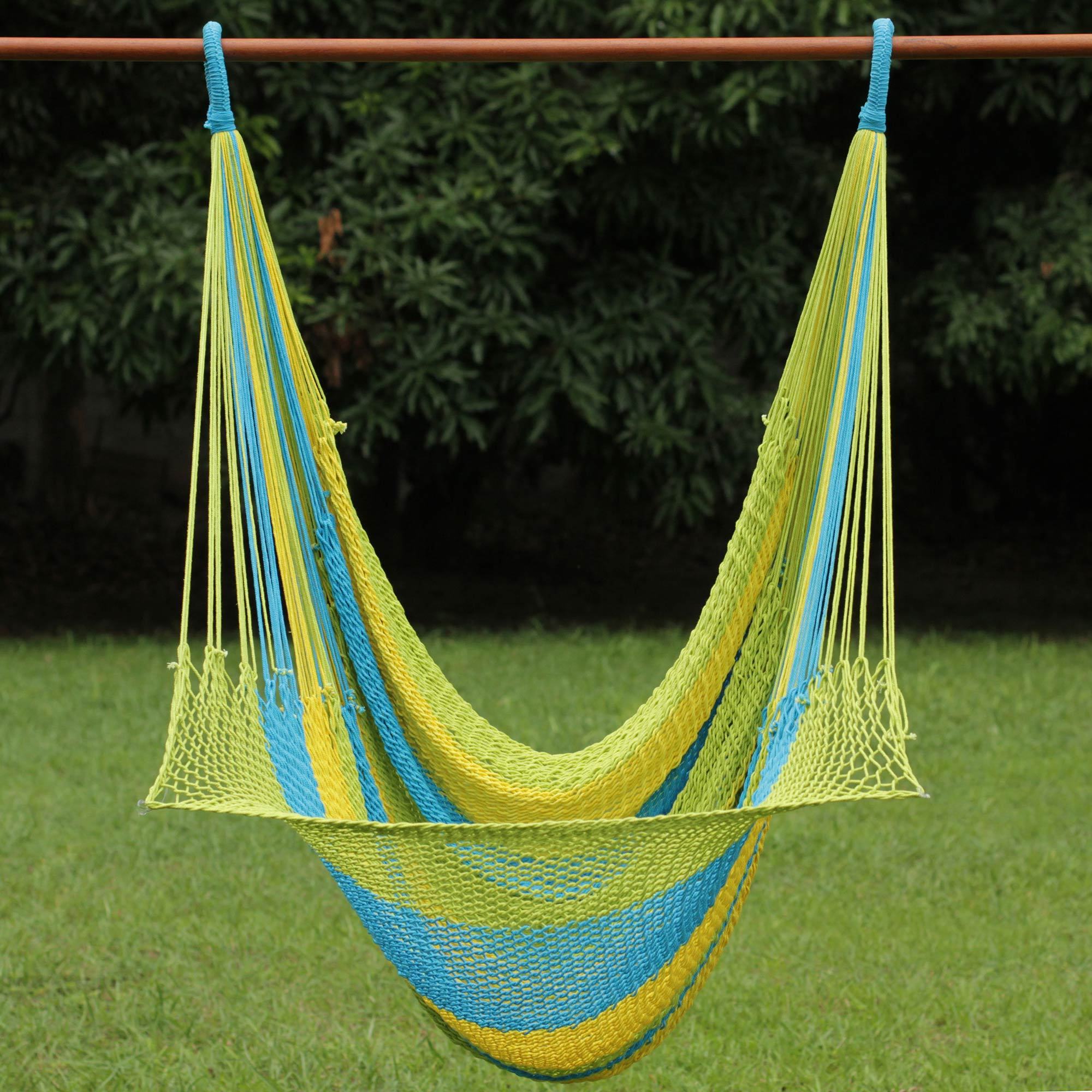 Single rope hammock chair