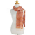 Silk scarf, 'Orange Iridescence' - Hand Spun Silk Scarf Woven in Orange Yellow and Red (image 2b) thumbail