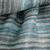 Silk scarf, 'Teal Iridescence' - Hand Spun Silk Scarf Woven in Teal and Green (image 2c) thumbail