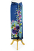 Rayon batik sarong, 'Grand Cattleya' - Hand Crafted Blue Rayon Sarong with Orchid Motif (image 2e) thumbail