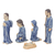 Celadon ceramic nativity scene, 'Blessed Nativity in Blue' (set of 5) - Hand Crafted Celadon Ceramic Nativity Statuettes (set of 5) (image 2b) thumbail