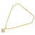 Gold plated quartz pendant necklace, 'Translucent Raindrop' - Gold Plated Crystalline Quartz Artisan Crafted Necklace (image 2b) thumbail
