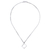 Quartz pendant necklace, 'Translucent Raindrop' - Modern Sterling Silver Necklace with Quartz (image 2a) thumbail
