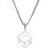 Quartz pendant necklace, 'Translucent Raindrop' - Modern Sterling Silver Necklace with Quartz (image 2c) thumbail