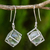 Quartz dangle earrings, 'Glistening Raindrops' - Clear Quartz and Sterling Silver Earrings from Thailand (image 2) thumbail