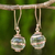 Quartz and rose gold plated dangle earrings, 'Icy Rain' - Clear Quartz and Rose Gold Plated Earrings from Thailand (image 2) thumbail