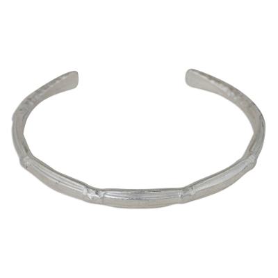 Hand Crafted Silver 950 Cuff Bracelet from Thailand