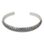 Silver cuff bracelet, 'Karen Snake' - Artisan Crafted Silver Cuff Bracelet from Thailand (image 2a) thumbail