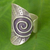 Silver wrap ring, 'Karen Rising' - Thai Hand Crafted Silver Wrap Ring with Oxidized Finish (image 2) thumbail