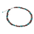 Multi-gemstone beaded necklace, 'Rainbow Bloom' - Artisan Crafted Colorful Gemstone Choker Necklace