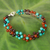 Multi-gemstone beaded bracelet, 'Gemstone Bouquet' - Artisan Crafted Gemstone Beaded Adjustable Bracelet