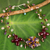 Multi-gemstone statement necklace, 'Sunrise Garden' - Handmade Colorful Multi-Gemstone Floral Statement Necklace (image 2) thumbail