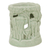 Ceramic oil warmer, 'Lush Thai Forest' - Green Ceramic Clay Oil Warmer Handcrafted Thailand Elephants (image 2a) thumbail