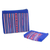 Cotton blend cosmetic bags, 'Lisu Cheer' (pair) - Lisu Tribe Style Cosmetic Bags in Red White and Blue (Pair) (image 2b) thumbail