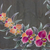Silk batik sarong, 'Paradisiacal Cattleya' - Hand-printed Batik Orchids on Thai 100% Silk Sarong (image 2f) thumbail