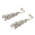 Sterling silver beaded earrings, 'Thai Garland' - Sterling Silver Beaded Hook Earrings from Thailand (image 2b) thumbail