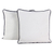 Cotton cushion covers, 'Falling Leaves' (pair) - Fair Trade 100% Cotton Cushion Covers with Leaf Motif (Pair) (image 2c) thumbail