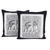 Cotton cushion covers, 'Elephant' (pair) - Artisan Crafted Cotton Elephant Cushion Covers (Pair)