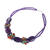 Agate beaded necklace, 'Icy Lavender' - Beaded Jewelry Quartz Statement Necklace Crafted by Hand (image 2e) thumbail