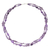 Amethyst long beaded necklace, 'Precious Lavender' - Handmade Beaded Amethyst 38-Inch Long Statement Necklace thumbail
