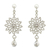 Pendientes colgantes de plata de ley - Pendientes de estrella brillante joyería 925 hecha a mano de comercio justo