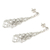 Sterling silver dangle earrings, 'Luminous Aurora' - Fair Trade Sterling Silver Earrings 925 Artisan Jewelry