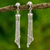 Sterling silver waterfall earrings, 'Disco Chimes' - Artisan Crafted Sterling Silver 925 Waterfall Earrings thumbail