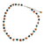 Multi-gemstone beaded necklace, 'Everlasting' - Dyed Calcite Garnet Carnelian Beaded Necklace from Thailand (image 2b) thumbail