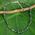 Amethyst beaded necklace, 'Everlasting' - Dyed Green Quartz Amethyst Beaded Necklace from Thailand thumbail