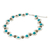 Cultured pearl and calcite beaded necklace, 'Clouds in the Mist' - Cultured Pearl Necklace with Blue Calcite (image 2e) thumbail